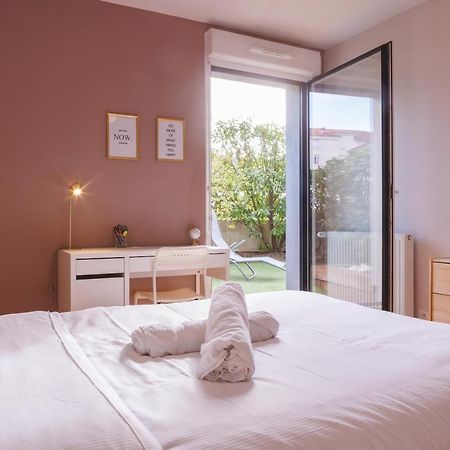 Superbe Appartement Terrasse Rdc - New Location Bourg-en-Bresse Extérieur photo