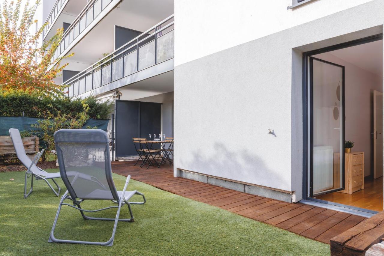 Superbe Appartement Terrasse Rdc - New Location Bourg-en-Bresse Extérieur photo