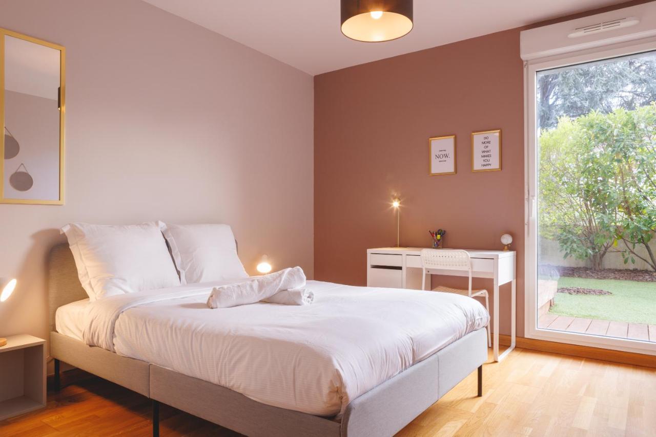 Superbe Appartement Terrasse Rdc - New Location Bourg-en-Bresse Extérieur photo