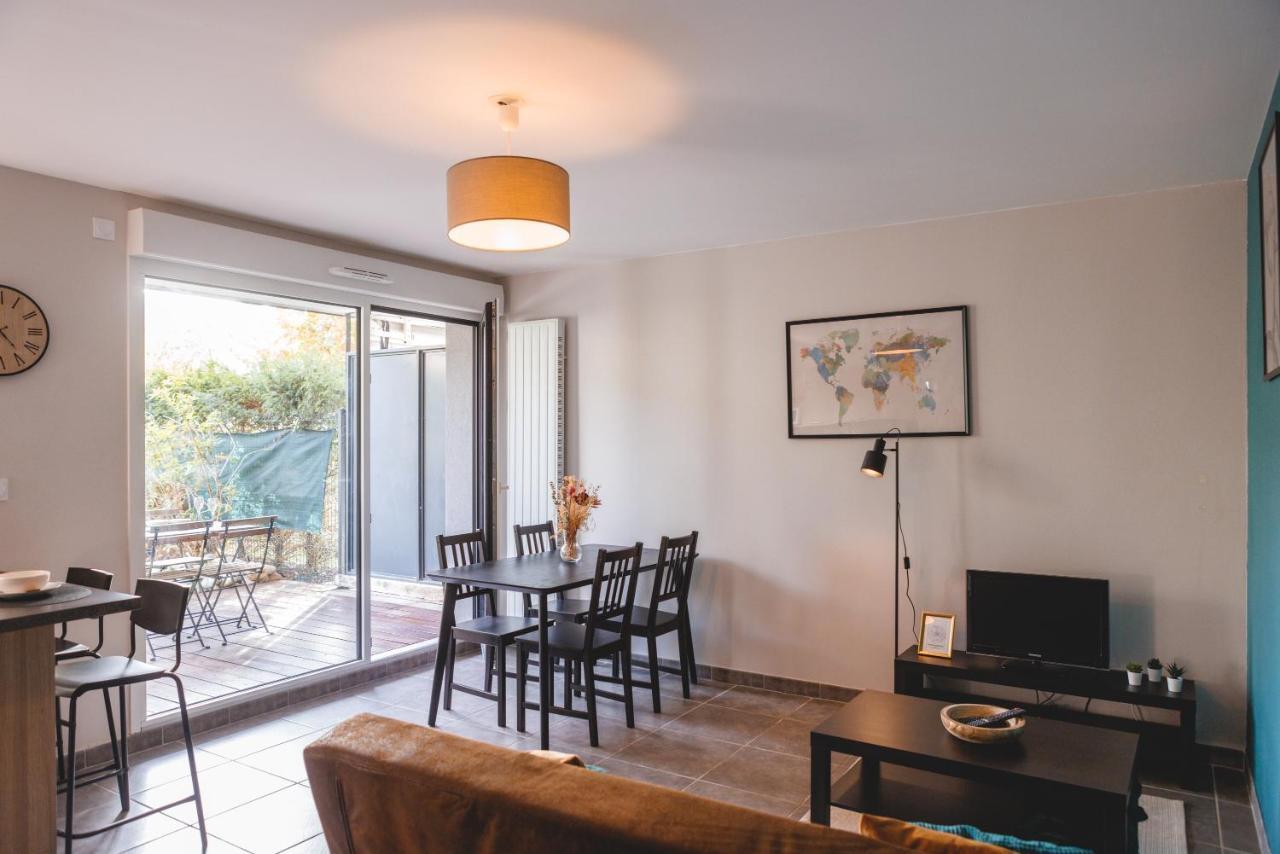 Superbe Appartement Terrasse Rdc - New Location Bourg-en-Bresse Extérieur photo